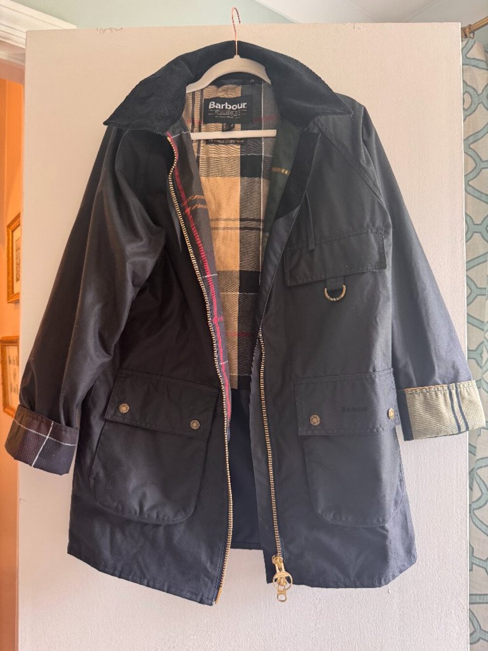 Barbour Highclere Hooded Waxed Jacket